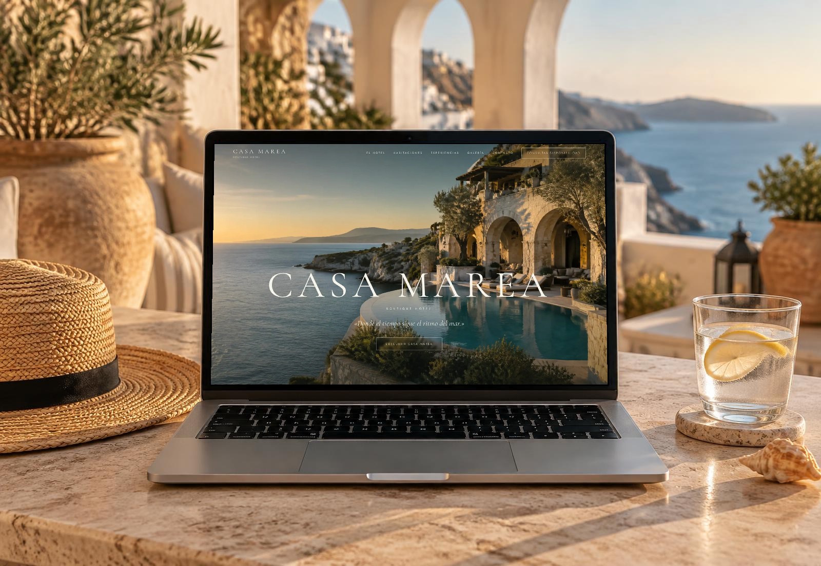 Portada provisional del proyecto CASA MAREA — Boutique Hotel