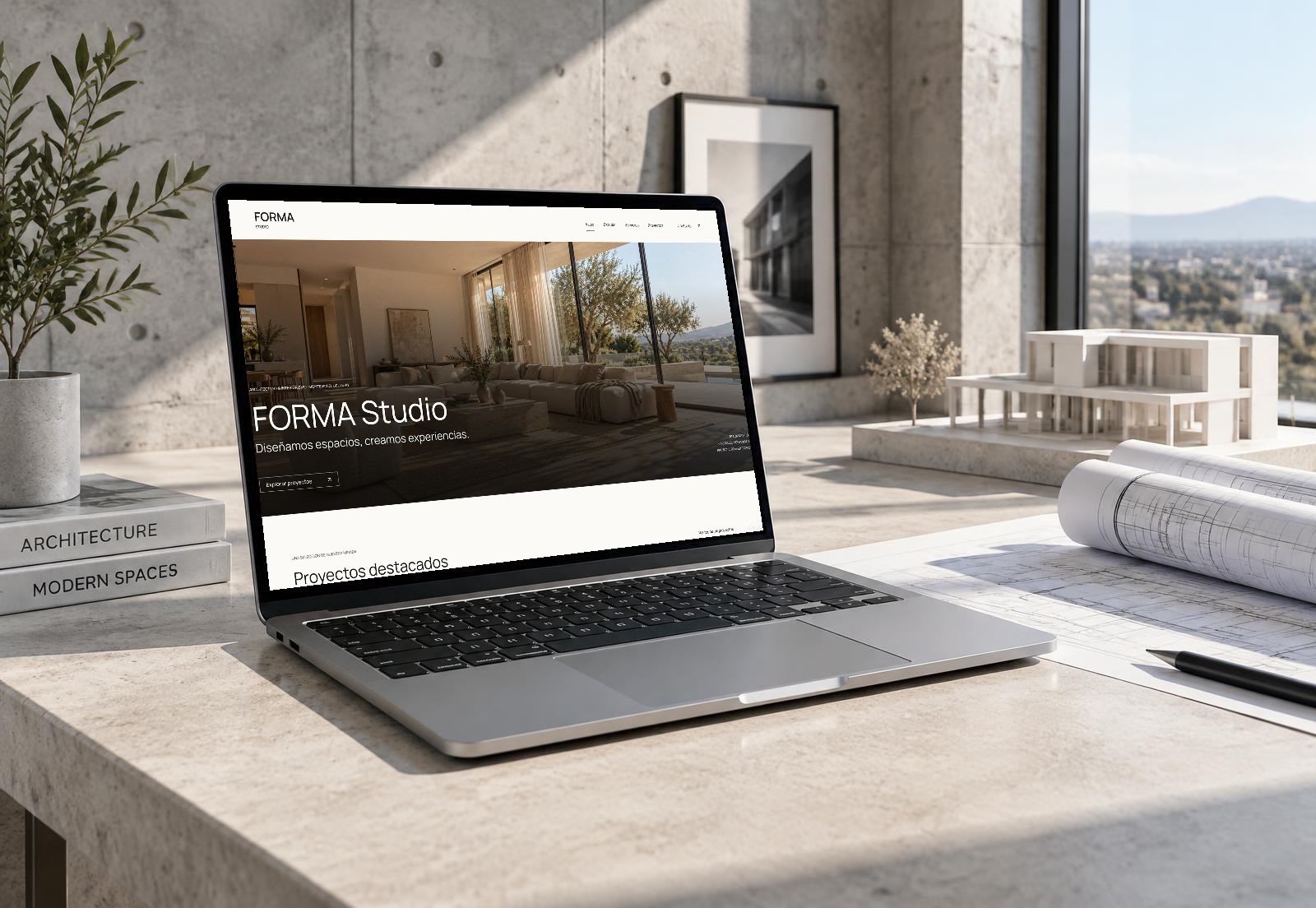 Portada provisional del proyecto FORMA Studio
